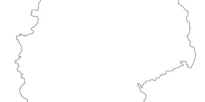 地图德国的轮廓