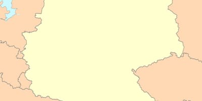 地图德国的空白