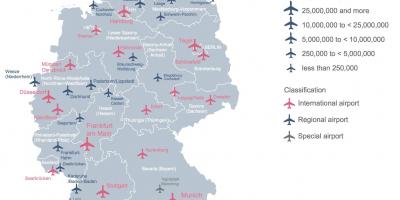 地图德国表示机场